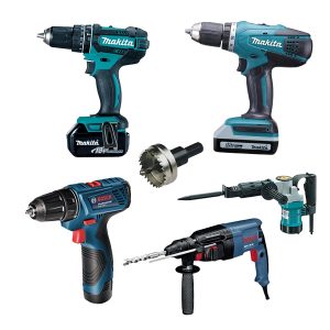 Drills, Drivers, Percussion Hammers, Wrenches & Accessories