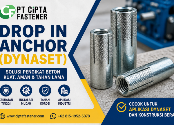 drop in anchor (dynaset) untuk beton